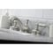 Kingston Brass KS1166GL Widespread Bathroom Faucet with Brass Pop-Up, Polished Nickel KS1166GL - alternate 2